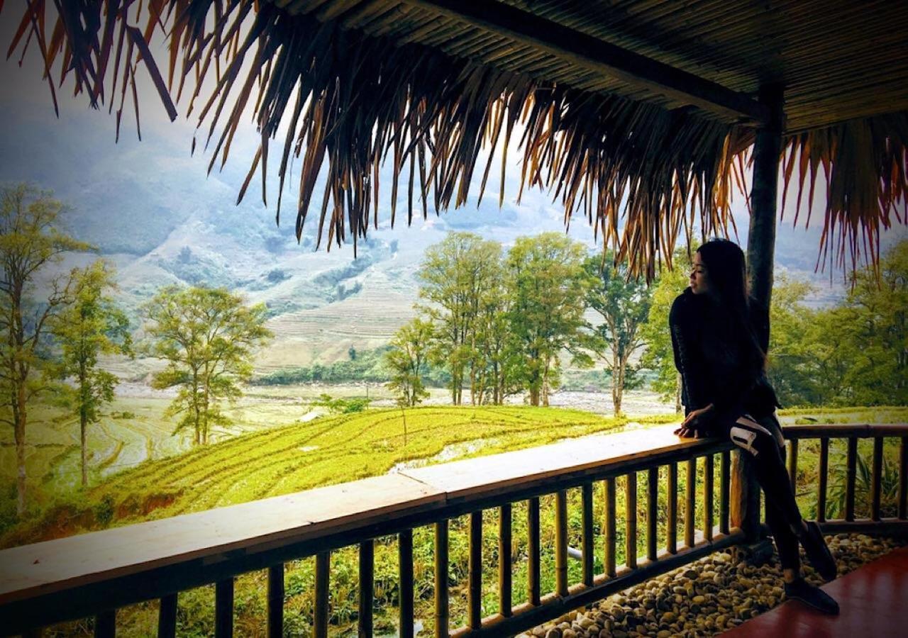 Sapa Hmong Bungalow Homestay Exteriör bild